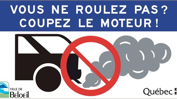 Campagne de sensibilisation pour couper les moteurs