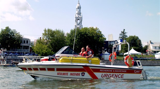 Les pompiers de Beloeil interviennent aussi sur l’eau